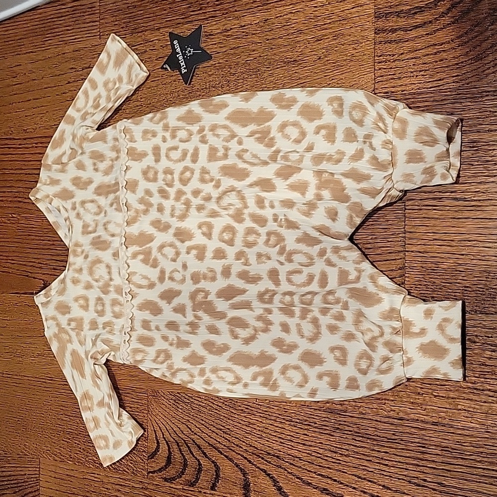 New baby girl leopard print one-piece outfit size 6-12m,12-18m,18-24m and 2/3